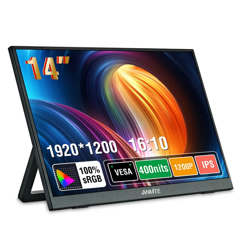 Monitor Portátil 14" para PC, Consola y Portátil
