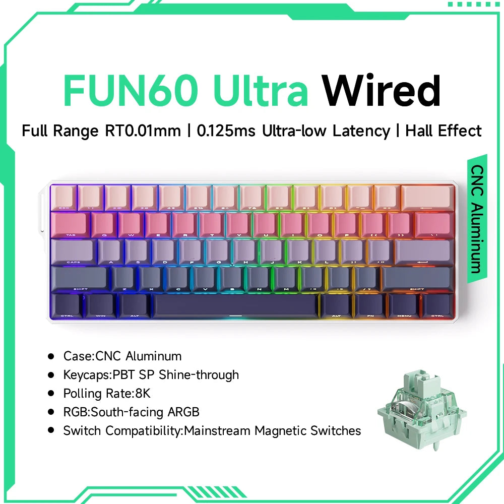 Teclado Mecánico Gaming Akko FUN60 RGB 60%
