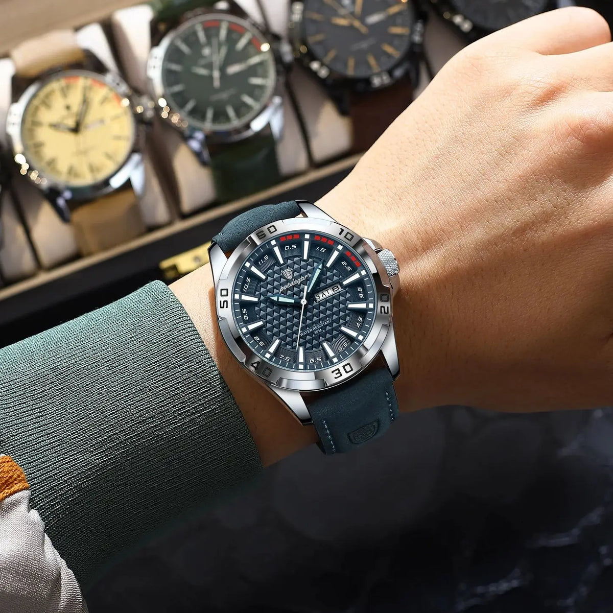 Reloj POEDAGAR Cronógrafo Acero