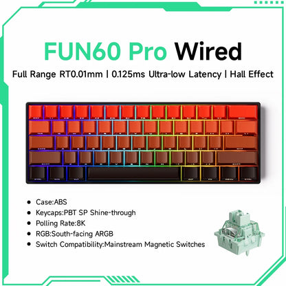 Teclado Mecánico Gaming Akko FUN60 RGB 60%