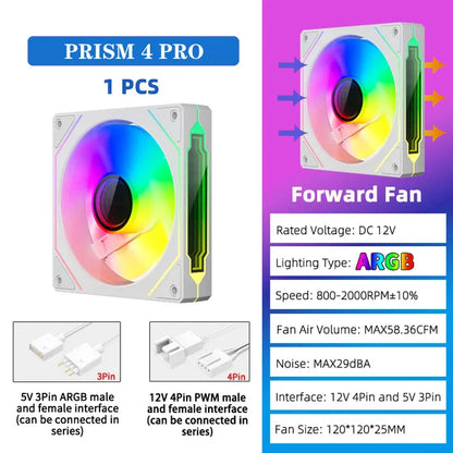 Ventilador RGB para PC 120mm