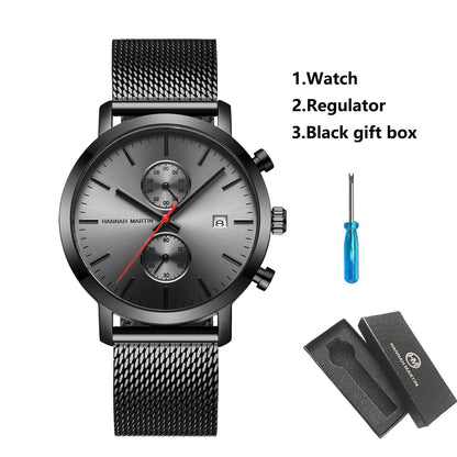 Reloj Hannah Martin Acero Negro