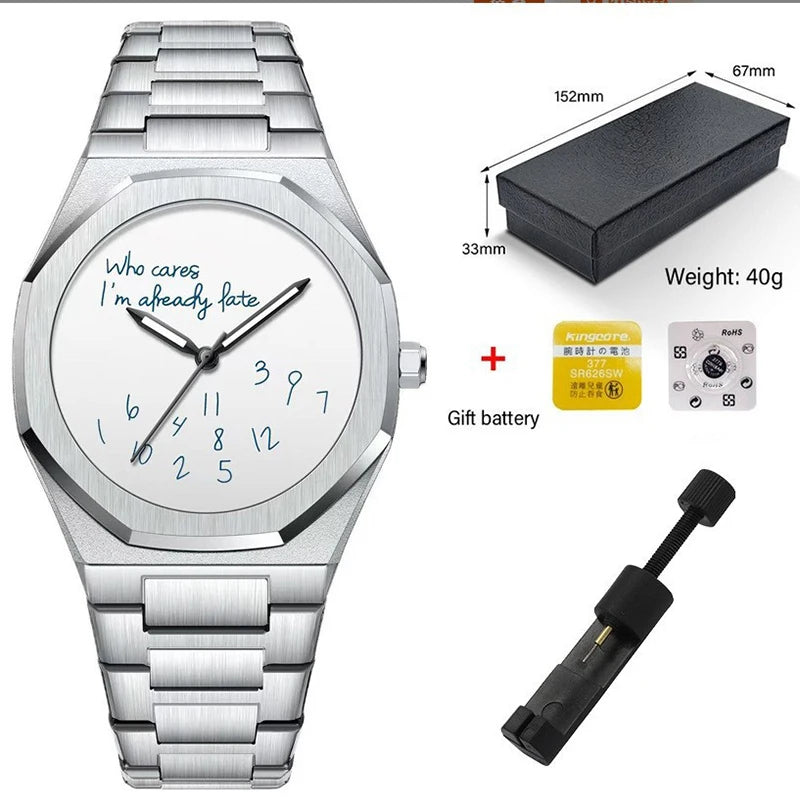 Reloj Elegante Digital Árabe Resistente al Agua