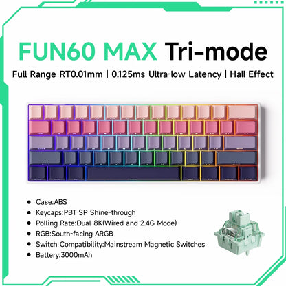 Teclado Mecánico Gaming Akko FUN60 RGB 60%