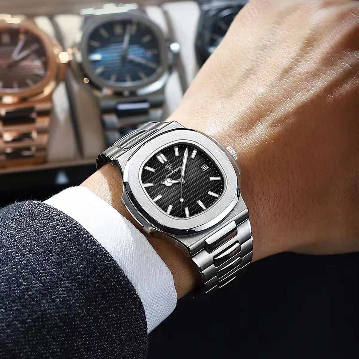 Reloj POEDAGAR Esfera Cuadrada