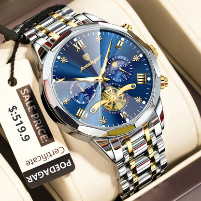 Reloj POEDAGAR Cronógrafo de Acero