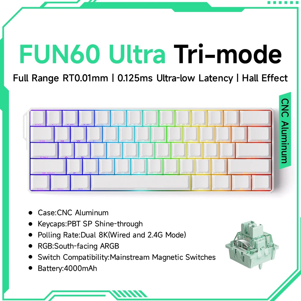 Teclado Mecánico Gaming Akko FUN60 RGB 60%