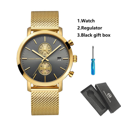 Reloj Hannah Martin Acero Negro
