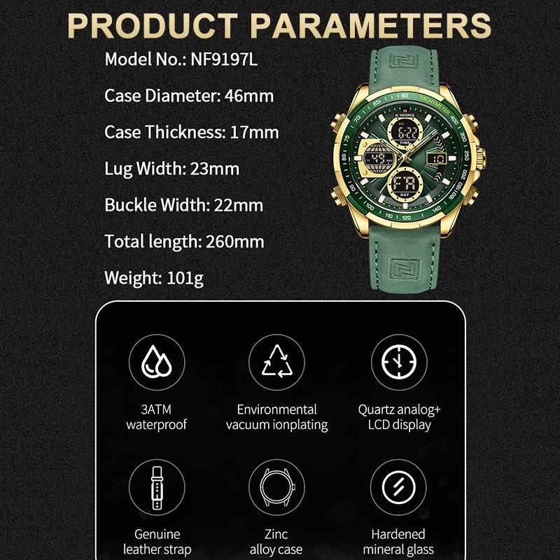 Reloj Naviforce Militar Cronógrafo