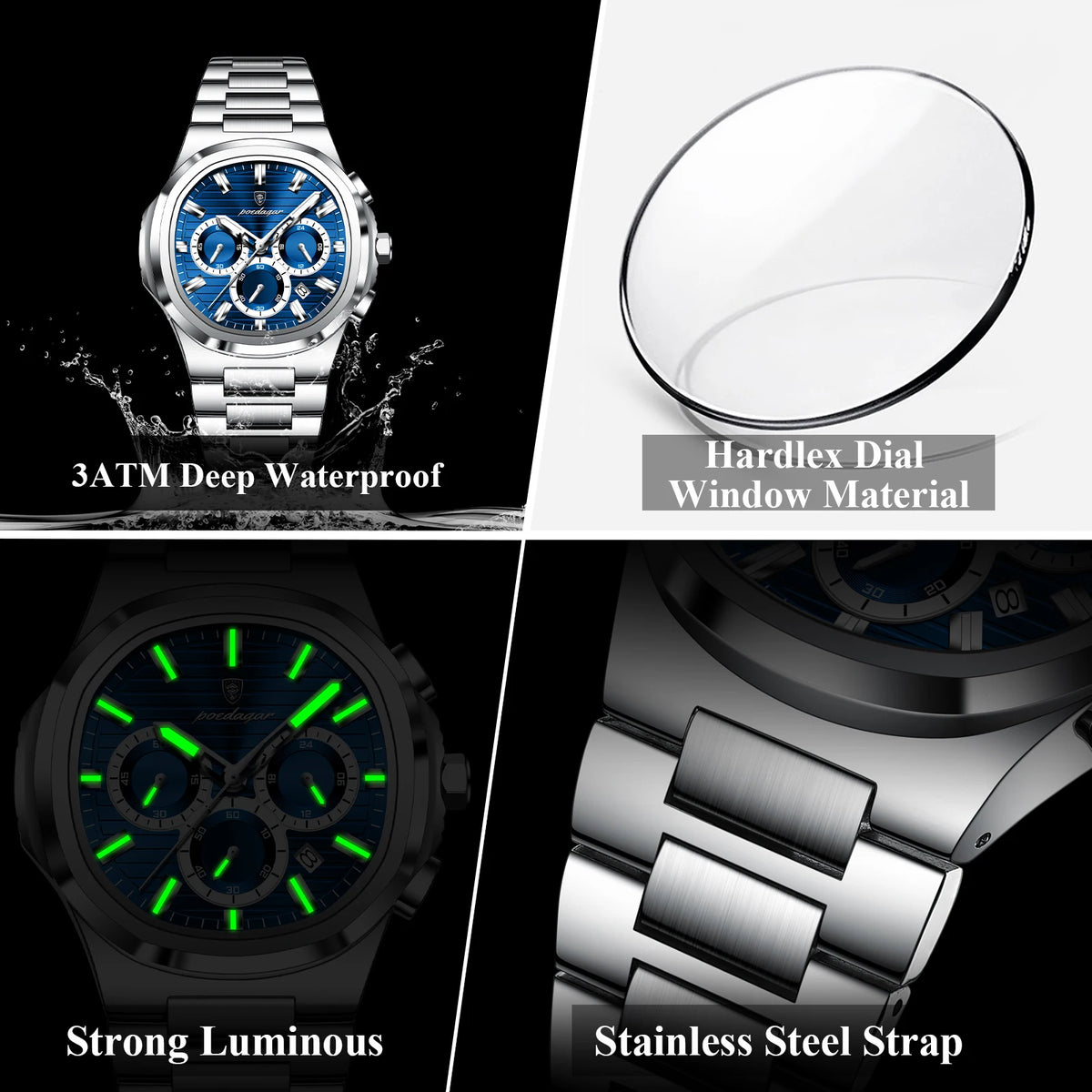 Reloj POEDAGAR Business Cronógrafo