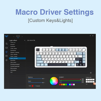 Teclado Mecánico Gaming AULA F75 RGB Inalámbrico