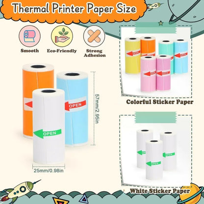 Papel Adhesivo para Mini Impresora