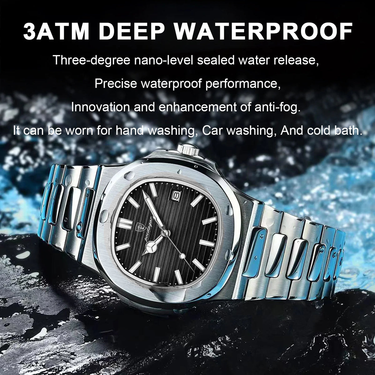 Reloj POEDAGAR Esfera Cuadrada