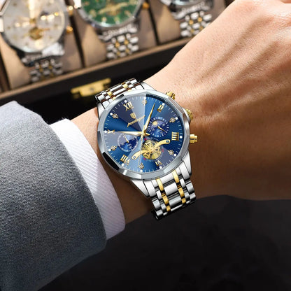 Reloj POEDAGAR Cronógrafo de Acero