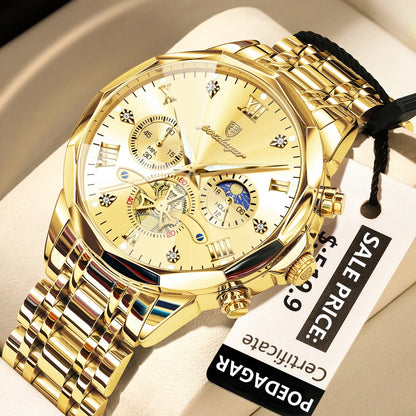 Reloj POEDAGAR Cronógrafo de Acero