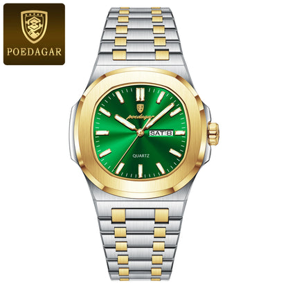 Reloj POEDAGAR Militar Cuadrado con Caja