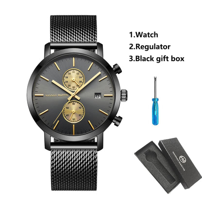 Reloj Hannah Martin Acero Negro