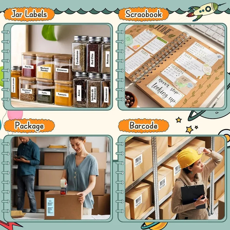 Papel Adhesivo para Mini Impresora