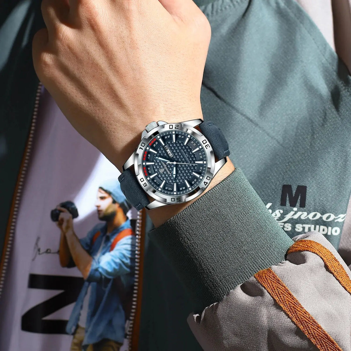 Reloj POEDAGAR Cronógrafo Acero