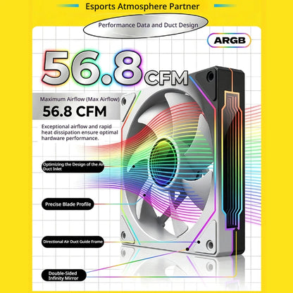 Ventilador RGB para PC 120mm