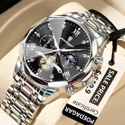 Reloj POEDAGAR Cronógrafo de Acero