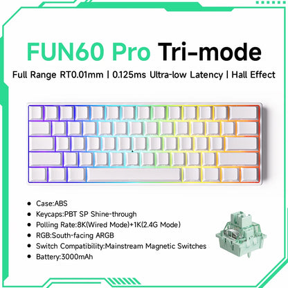 Teclado Mecánico Gaming Akko FUN60 RGB 60%