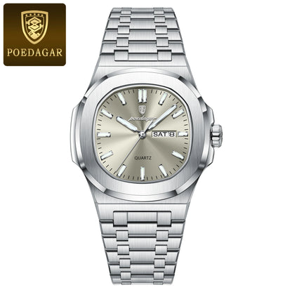 Reloj POEDAGAR Militar Cuadrado con Caja