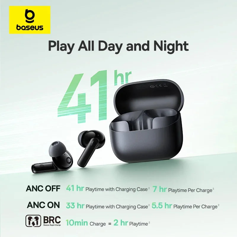 Auriculares Baseus EP10 Cancelación de Ruido -43dB