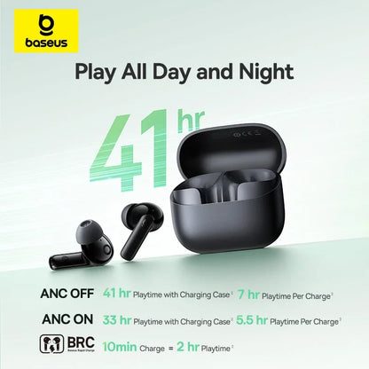 Auriculares Baseus EP10 Cancelación de Ruido -43dB