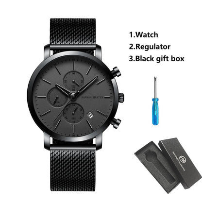 Reloj Hannah Martin Acero Negro