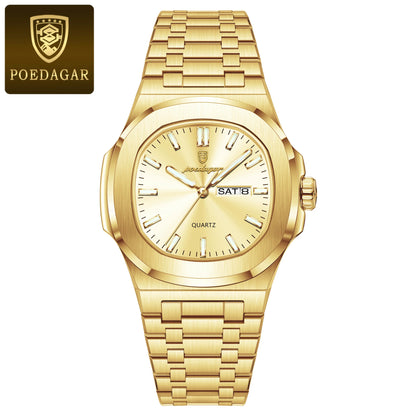 Reloj POEDAGAR Militar Cuadrado con Caja