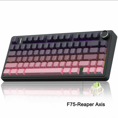 Teclado Mecánico Gaming AULA F75 RGB Inalámbrico