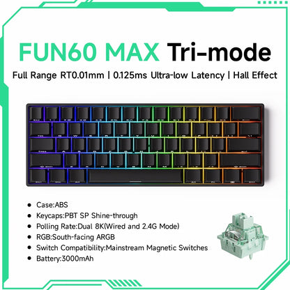 Teclado Mecánico Gaming Akko FUN60 RGB 60%
