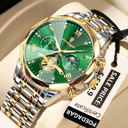 Reloj POEDAGAR Cronógrafo de Acero