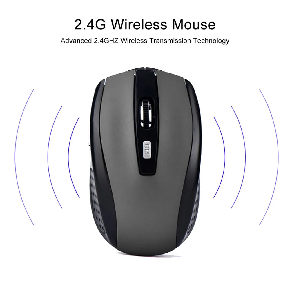 Ratón Inalámbrico Silencioso 2.4G