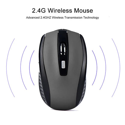Ratón Inalámbrico Silencioso 2.4G