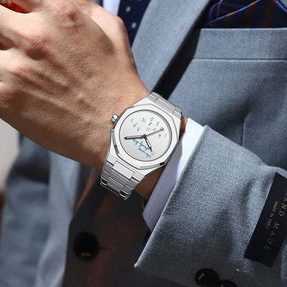 Reloj Elegante Digital Árabe Resistente al Agua