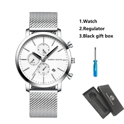 Reloj Hannah Martin Acero Negro