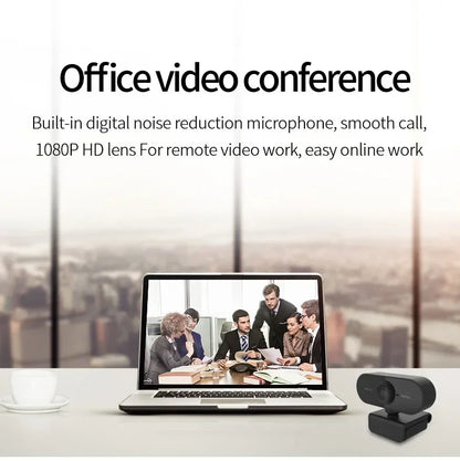 Webcam USB con Micrófono 360°