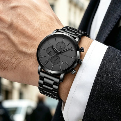 Reloj Hannah Martin Acero Negro