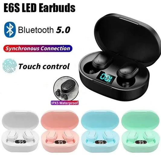 Auriculares E6S Pantalla Digital
