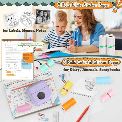 Papel Adhesivo para Mini Impresora