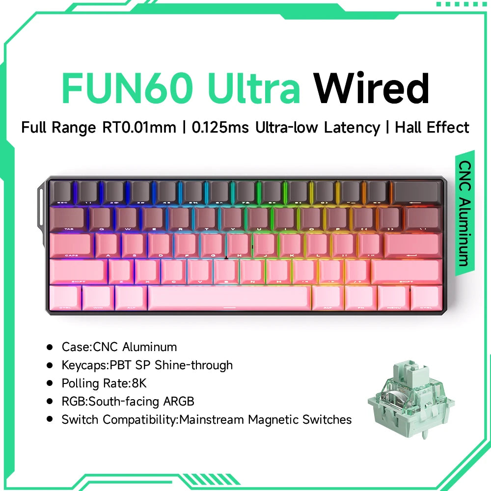 Teclado Mecánico Gaming Akko FUN60 RGB 60%