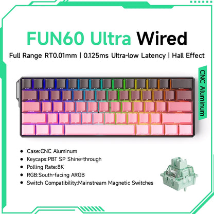 Teclado Mecánico Gaming Akko FUN60 RGB 60%
