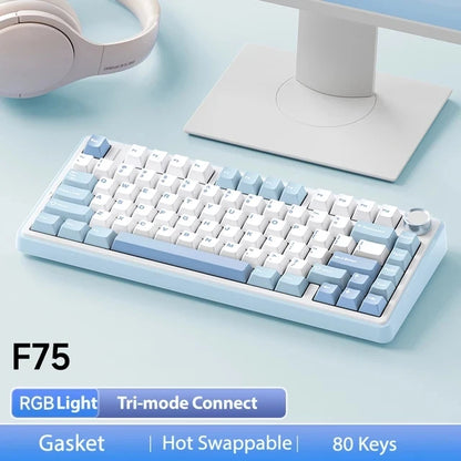 Teclado Mecánico Gaming AULA F75 RGB Inalámbrico
