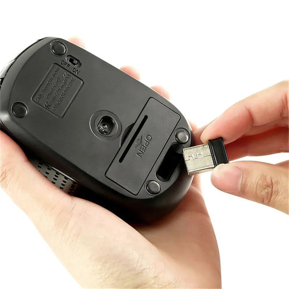 Ratón Inalámbrico Silencioso 2.4G