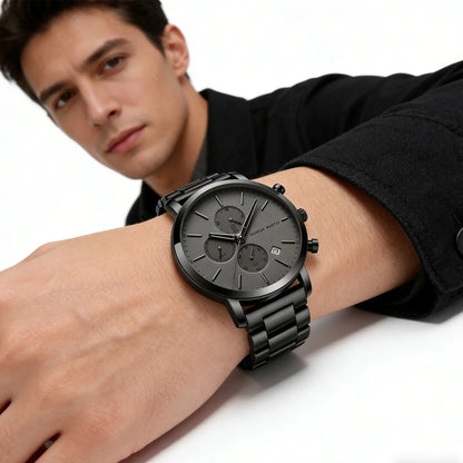 Reloj Hannah Martin Acero Negro