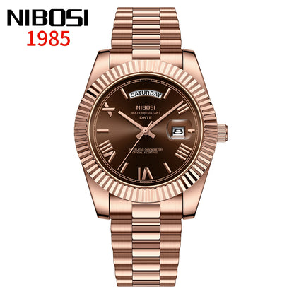 Reloj Nibosi Acero con Fecha