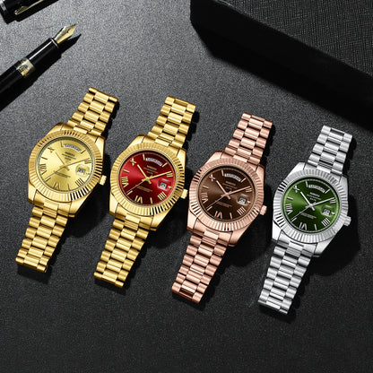Reloj Nibosi Acero con Fecha