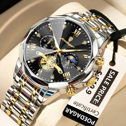 Reloj POEDAGAR Cronógrafo de Acero